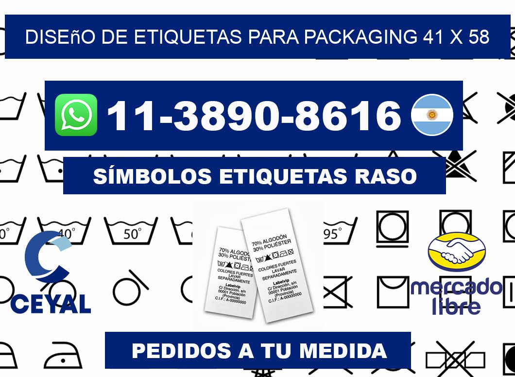 diseño de etiquetas para packaging 41 x 58