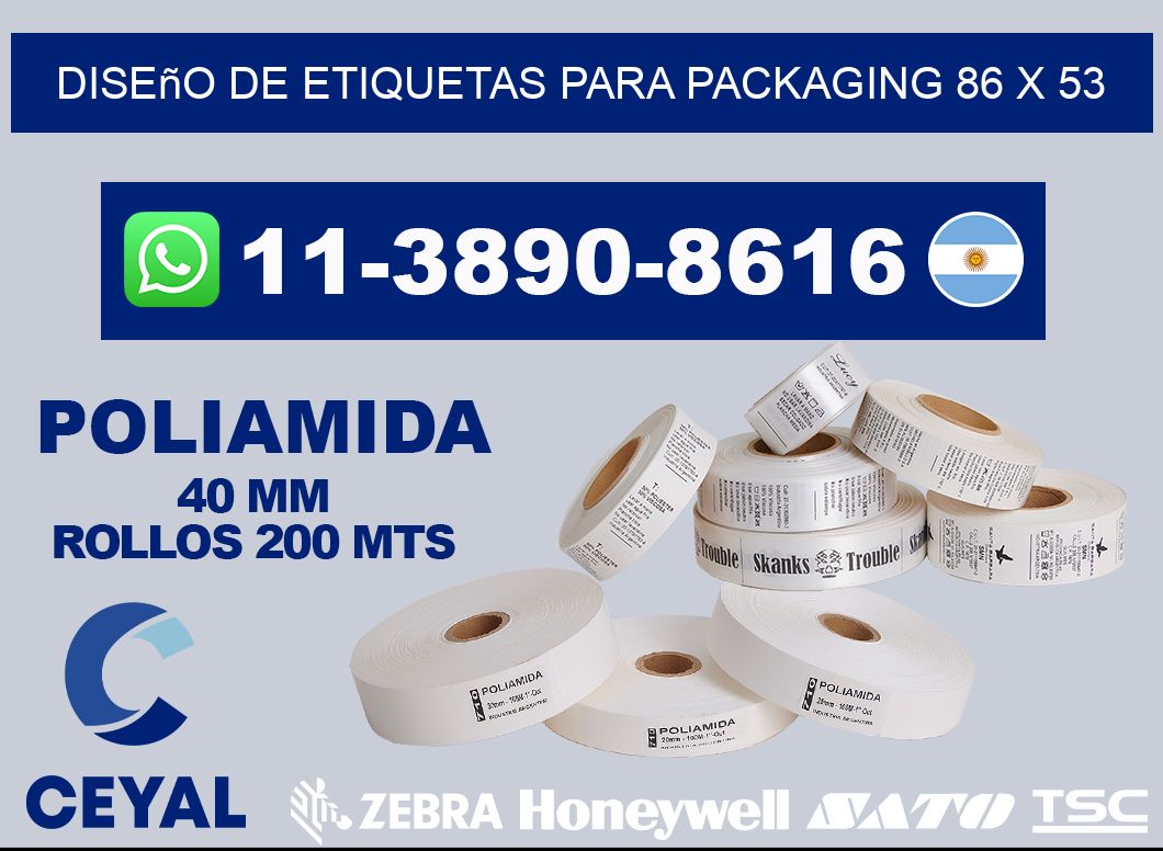 diseño de etiquetas para packaging 86 x 53