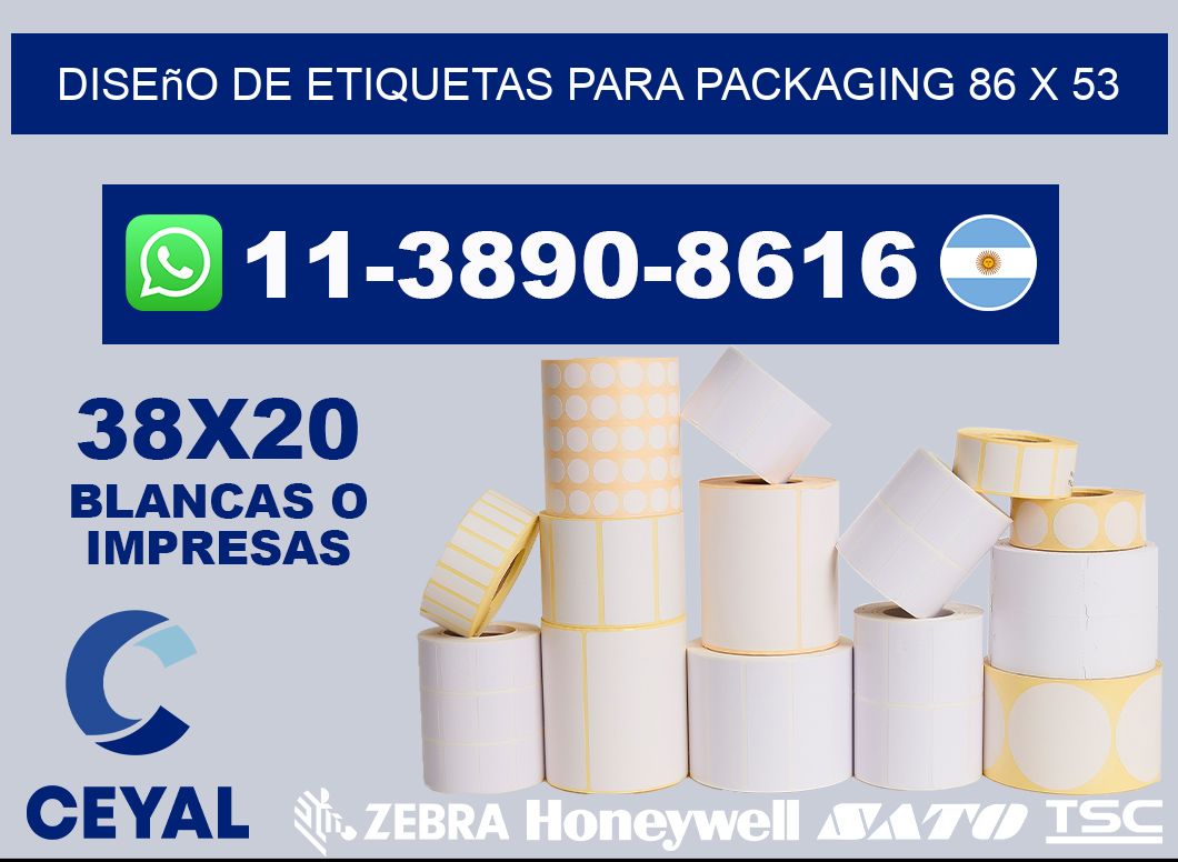 diseño de etiquetas para packaging 86 x 53