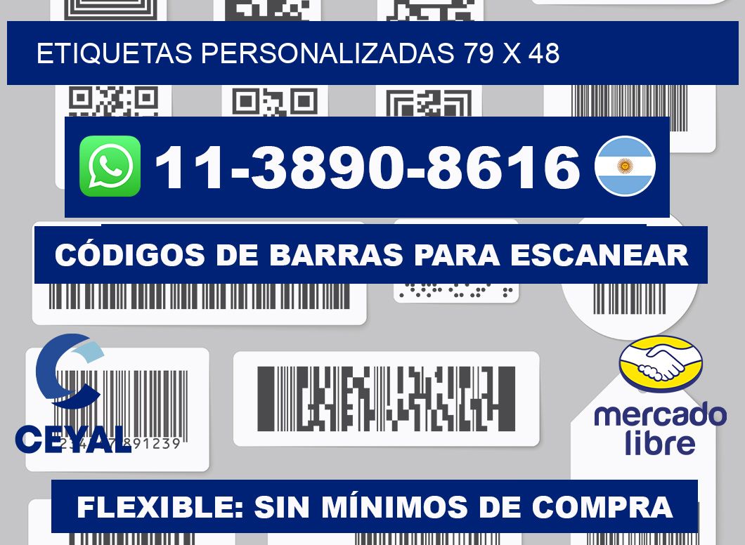 etiquetas personalizadas 79 x 48