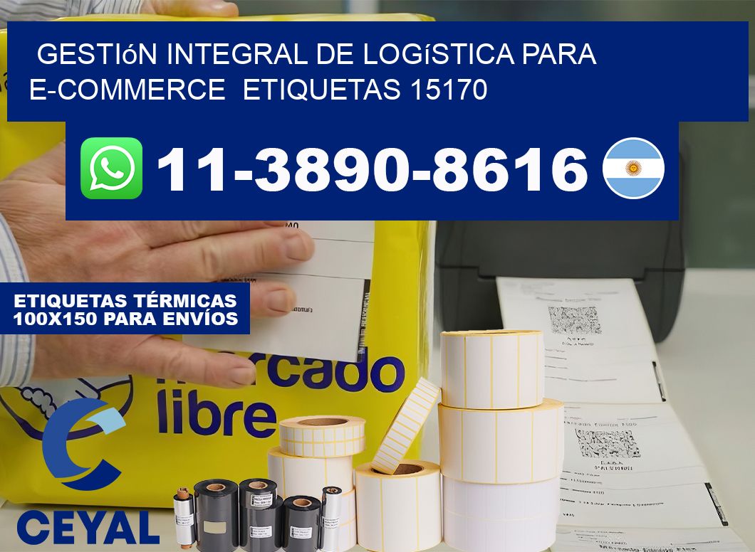 Gestión integral de logística para e-commerce  etiquetas 15170