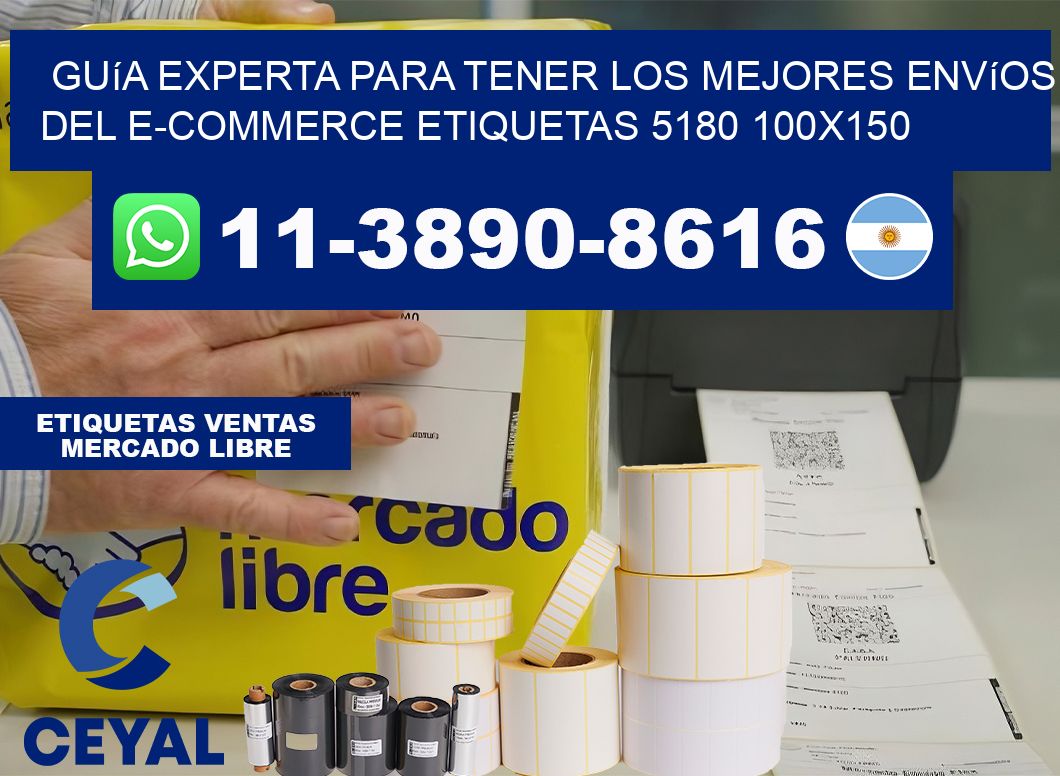 Guía experta para tener los mejores envíos del e-commerce etiquetas 5180 100×150