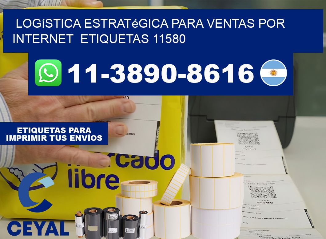 Logística estratégica para ventas por internet  etiquetas 11580