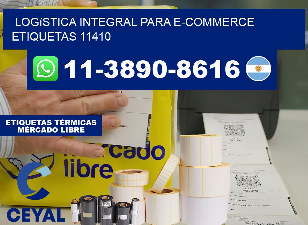 Logística integral para e-commerce  etiquetas 11410