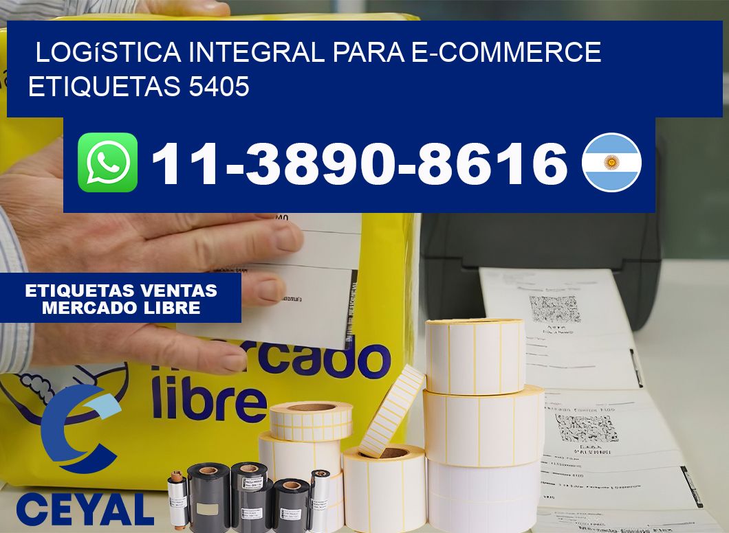 Logística integral para e-commerce  etiquetas 5405