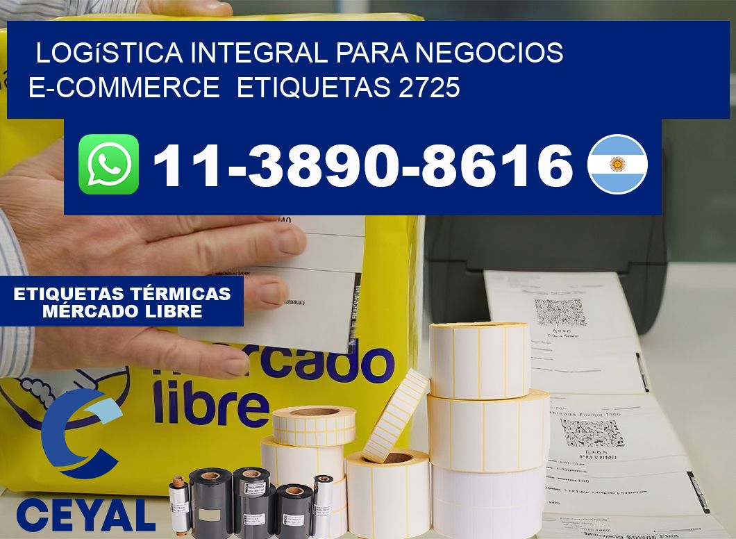 Logística integral para negocios e-commerce  etiquetas 2725