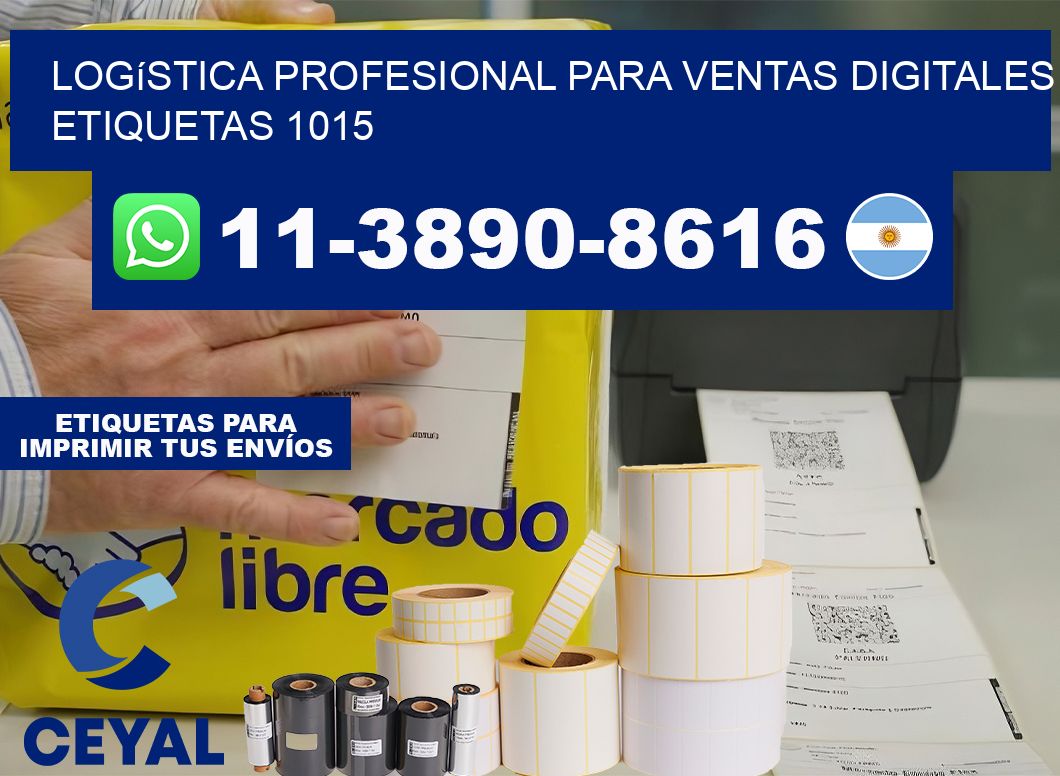 Logística profesional para ventas digitales  etiquetas 1015