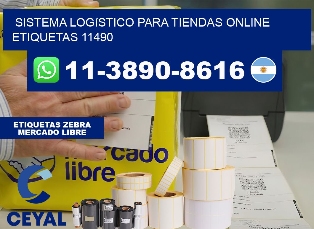 Sistema logístico para tiendas online  etiquetas 11490