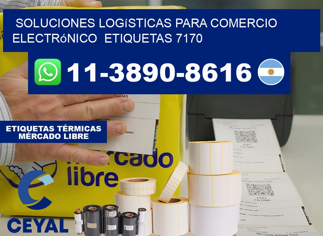 Soluciones logísticas para comercio electrónico  etiquetas 7170