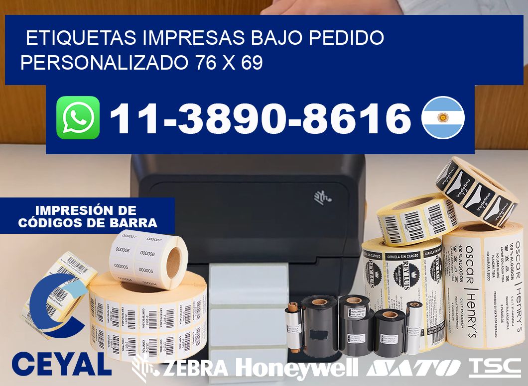 etiquetas impresas bajo pedido personalizado 76 x 69