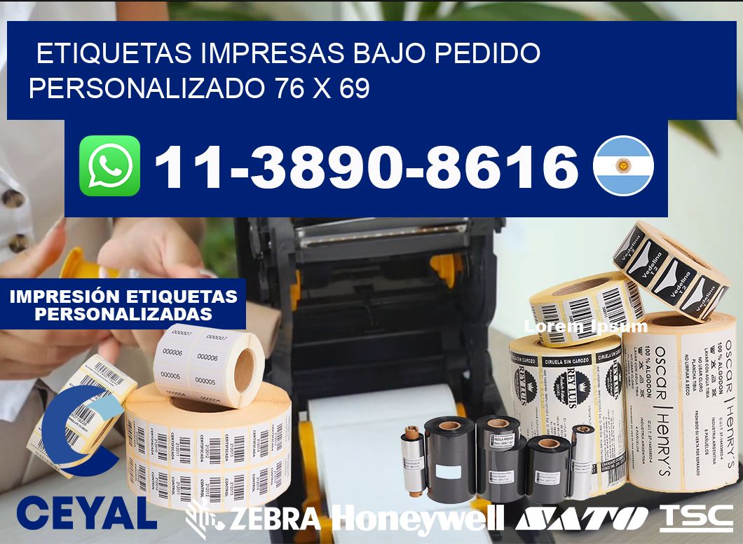etiquetas impresas bajo pedido personalizado 76 x 69