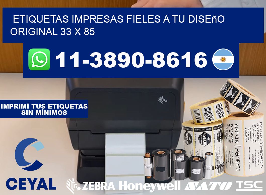 etiquetas impresas fieles a tu diseño original 33 x 85