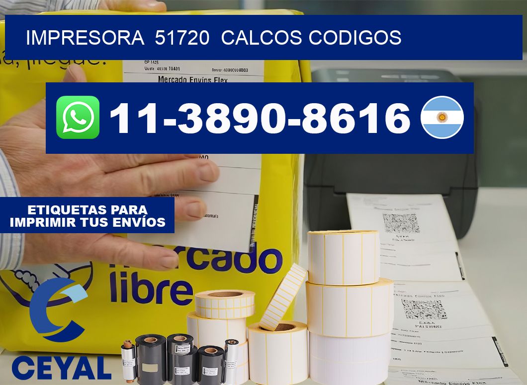 impresora 51720 calcos codigos