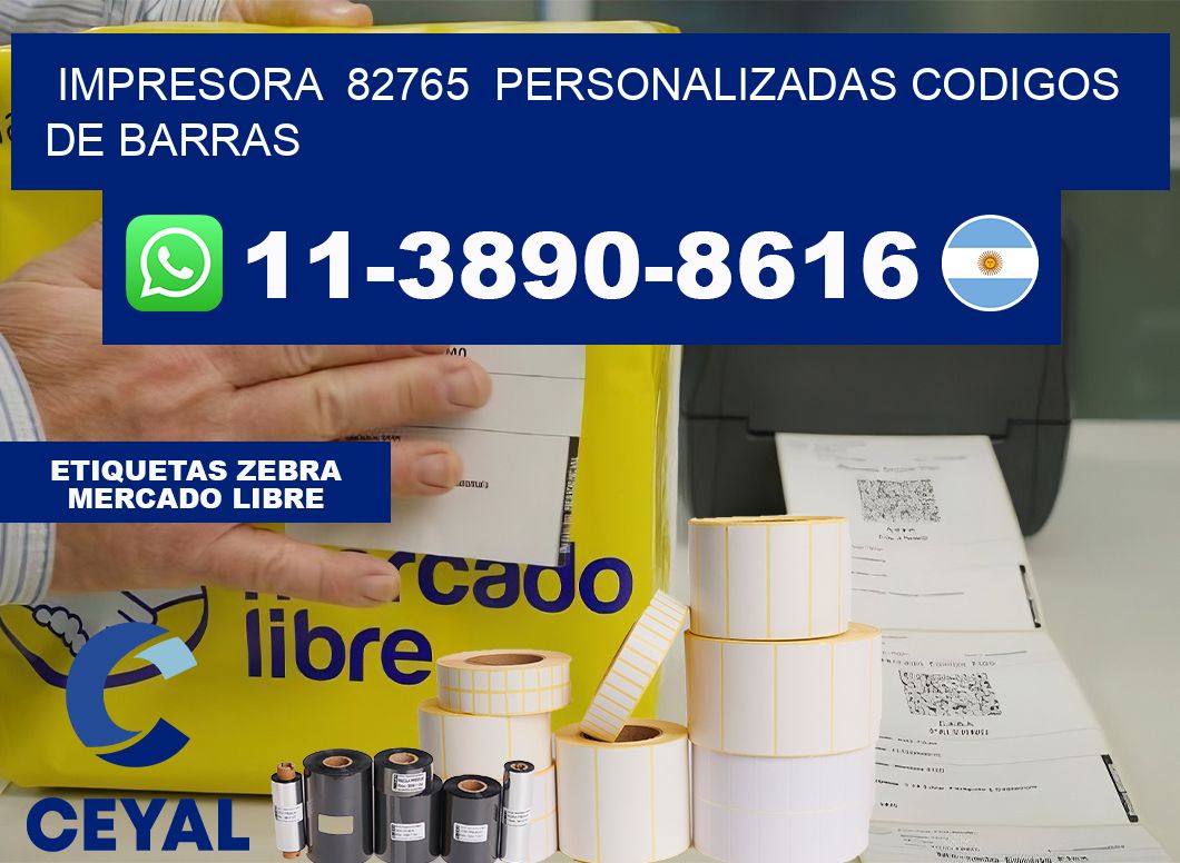 impresora  82765  personalizadas codigos de barras