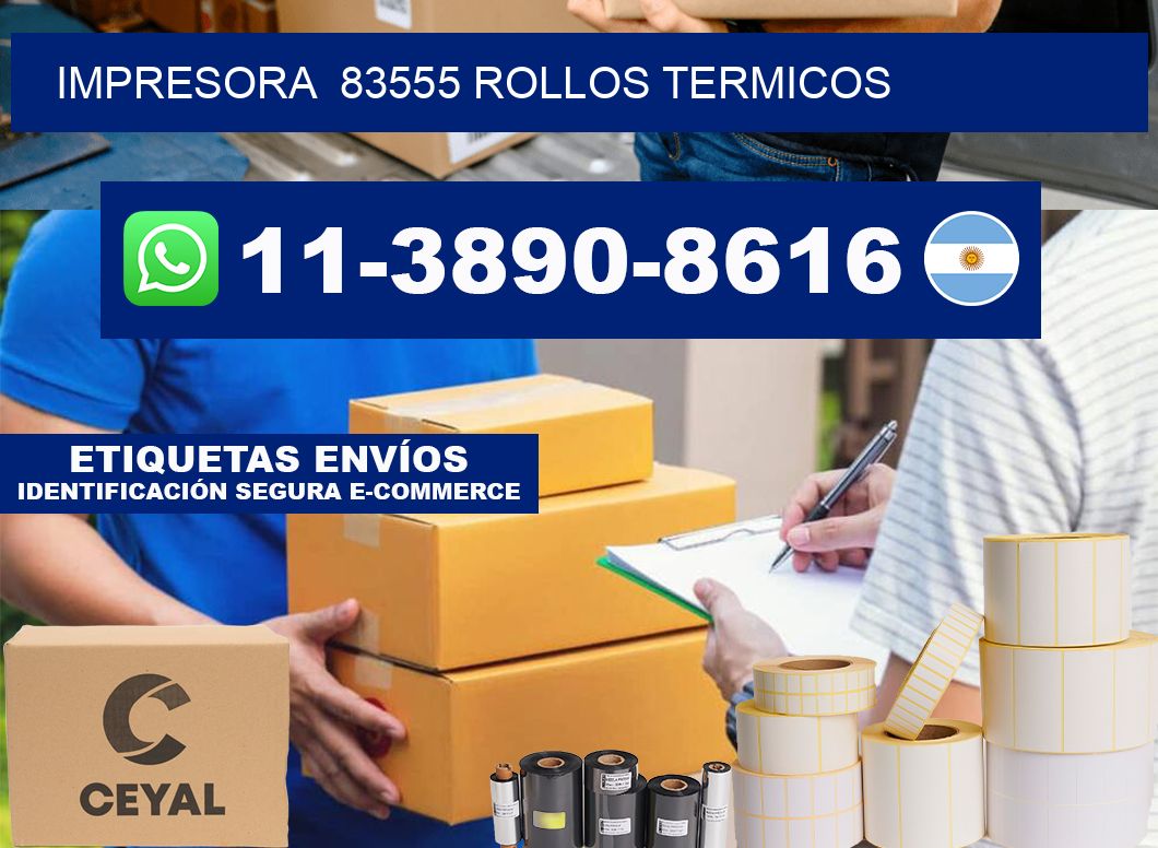 impresora  83555 rollos termicos