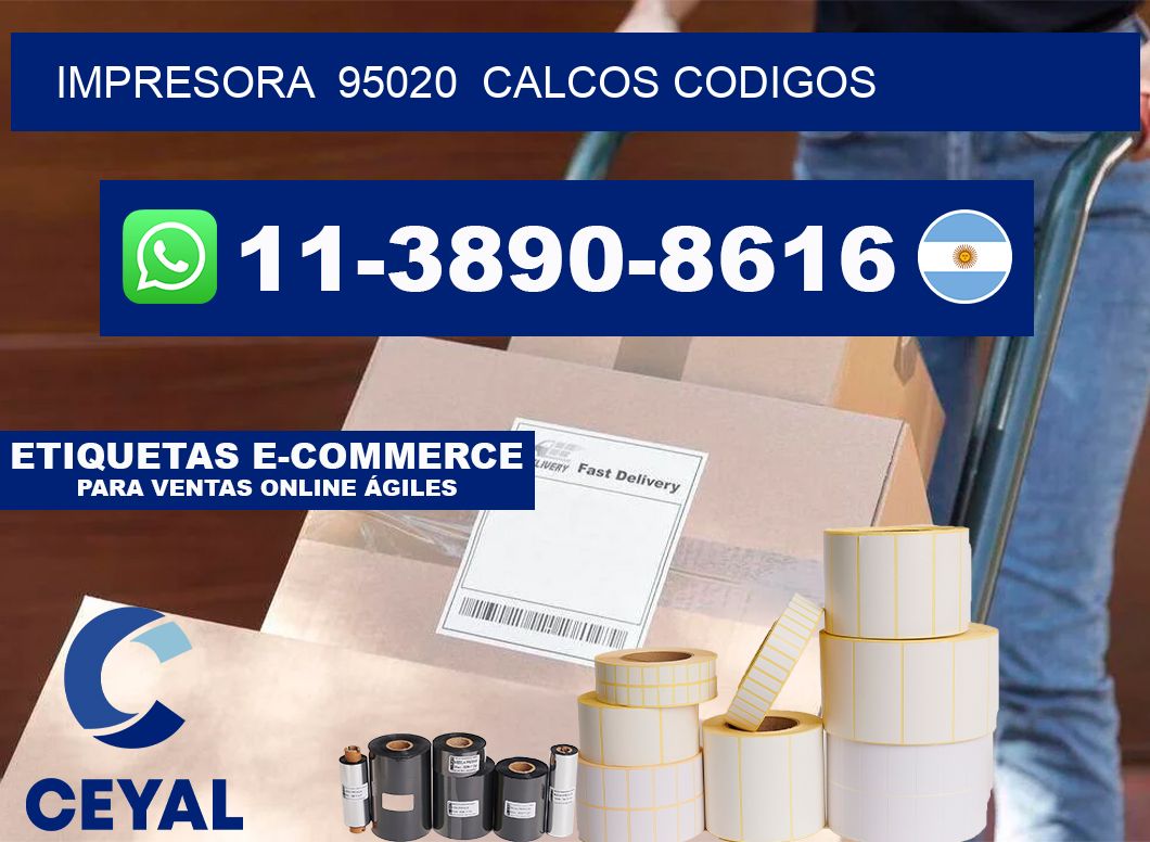 impresora  95020  calcos codigos