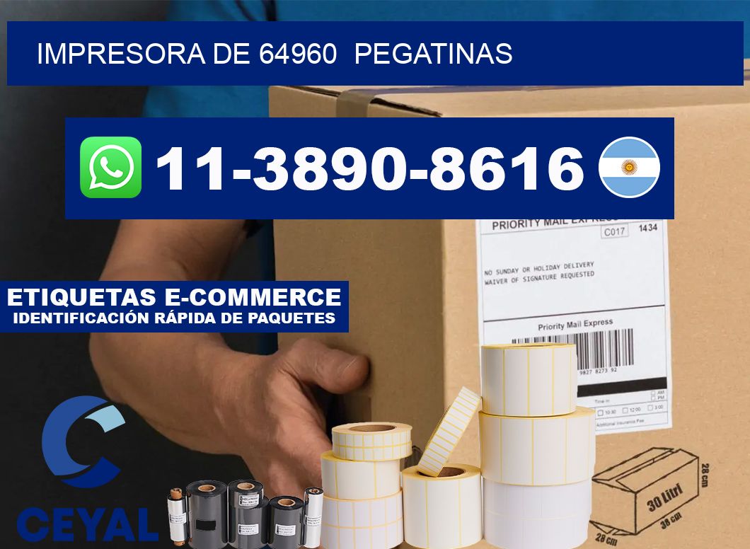 impresora de 64960  pegatinas