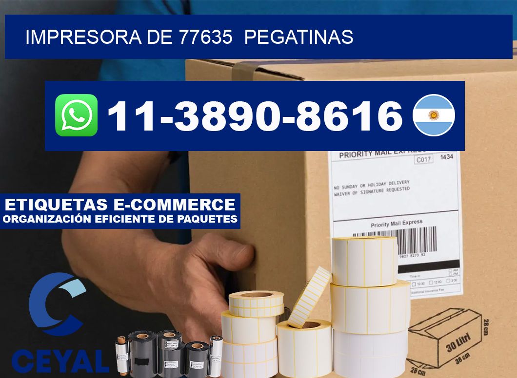 impresora de 77635  pegatinas