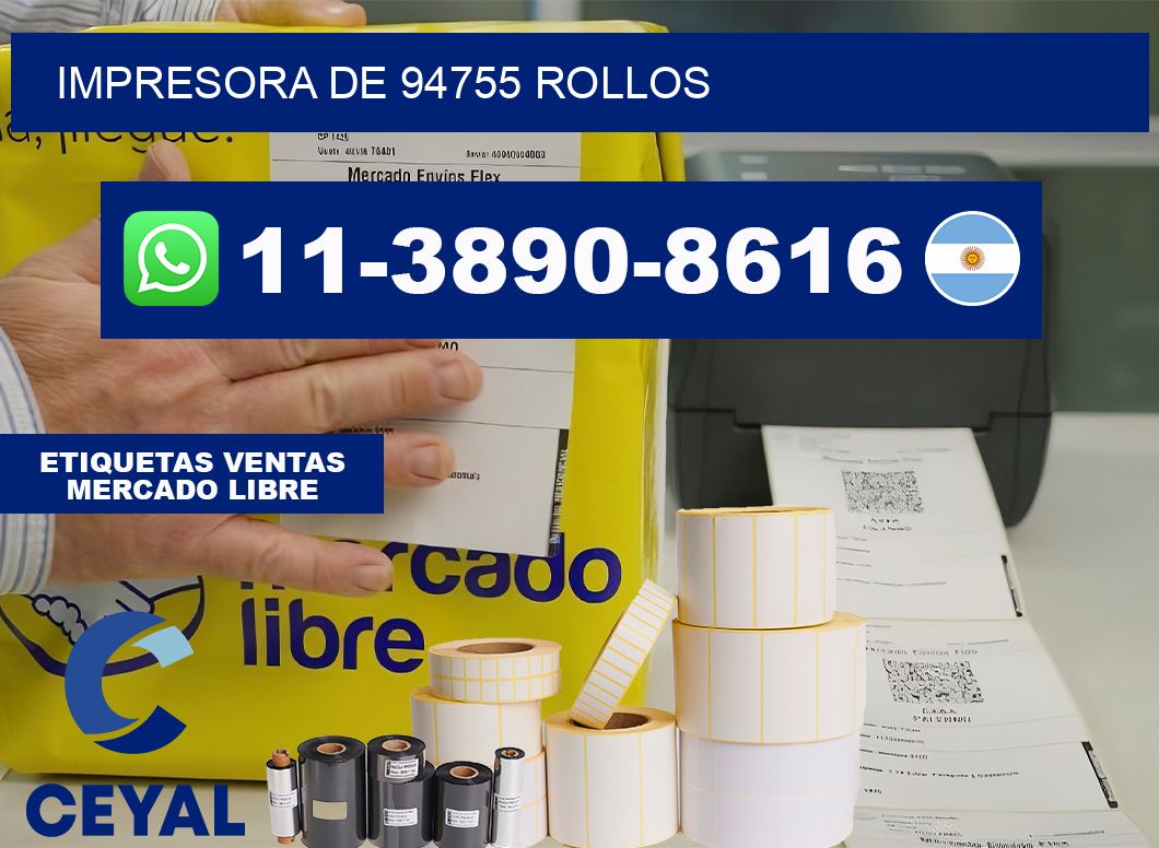 impresora de 94755 rollos