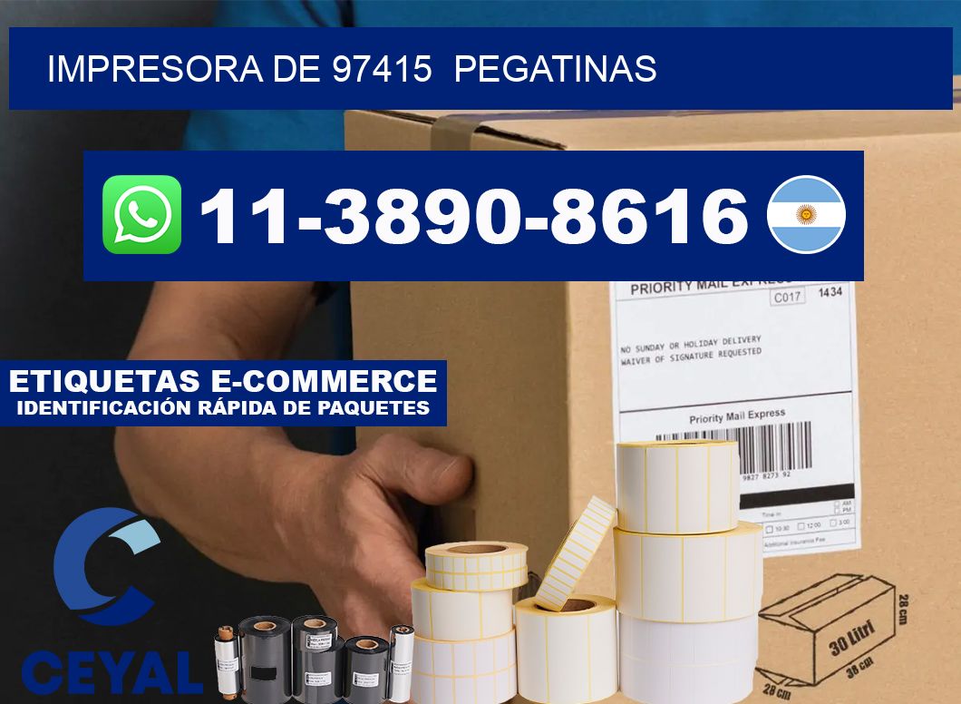 impresora de 97415  pegatinas
