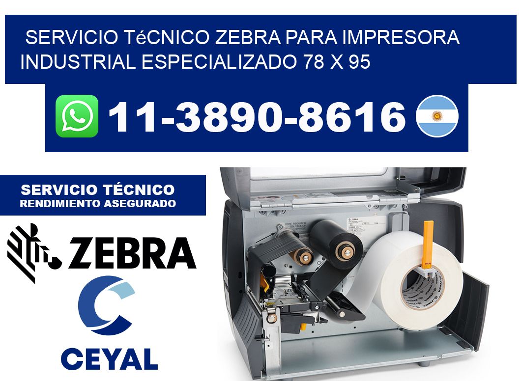 Servicio Técnico Zebra para Impresora Industrial Especializado 78 x 95