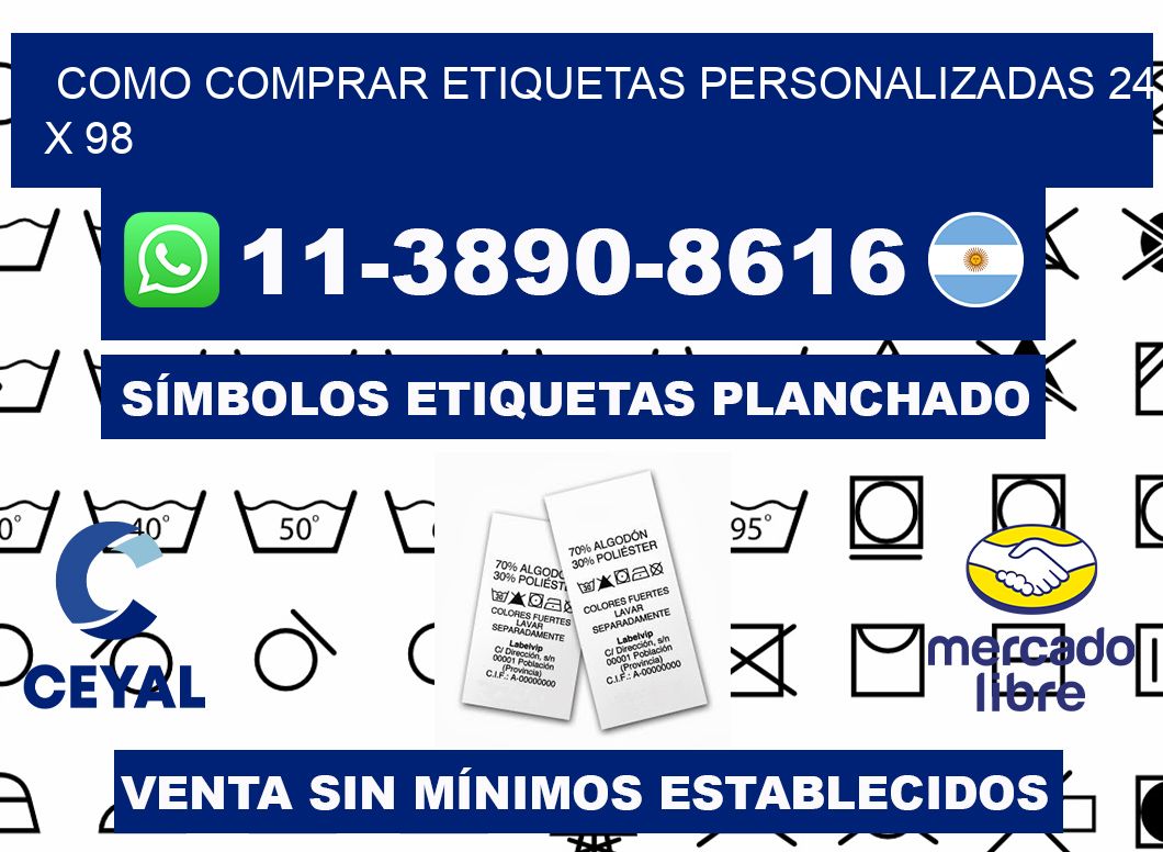 como comprar etiquetas personalizadas 24 x 98