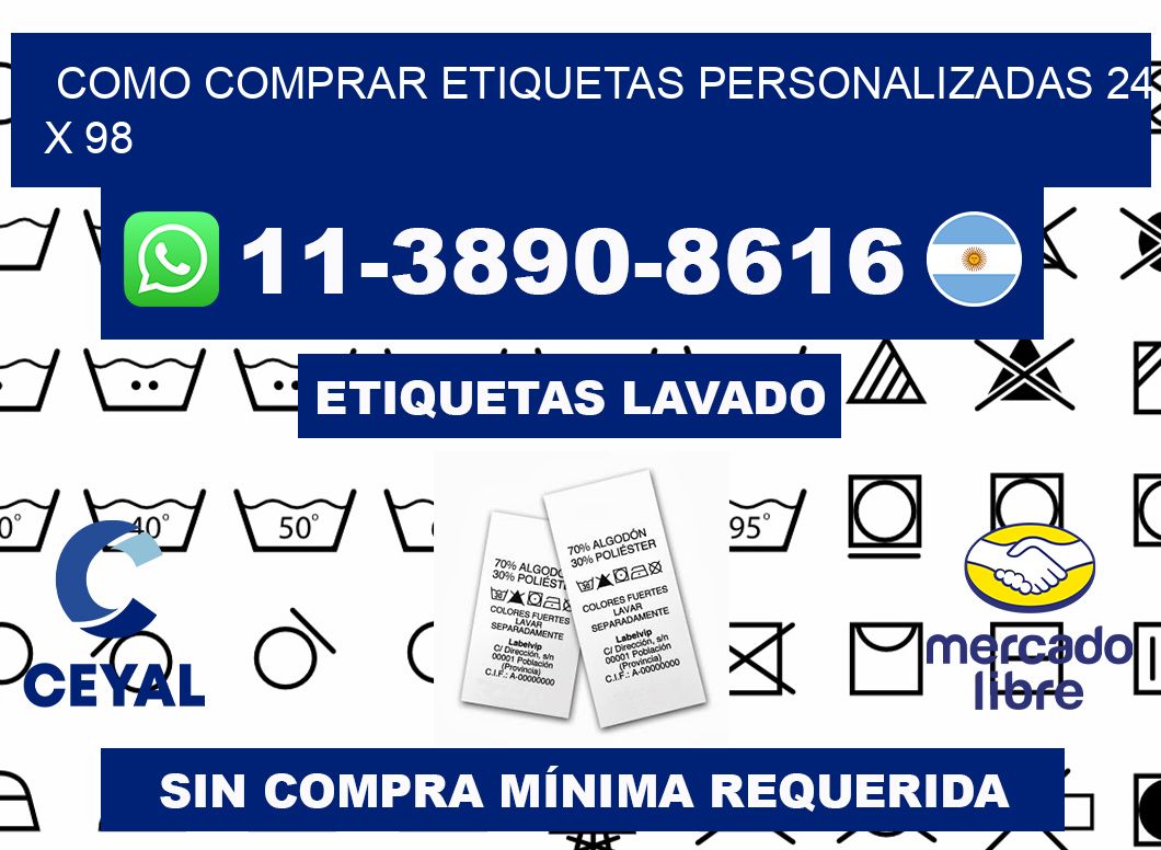 como comprar etiquetas personalizadas 24 x 98