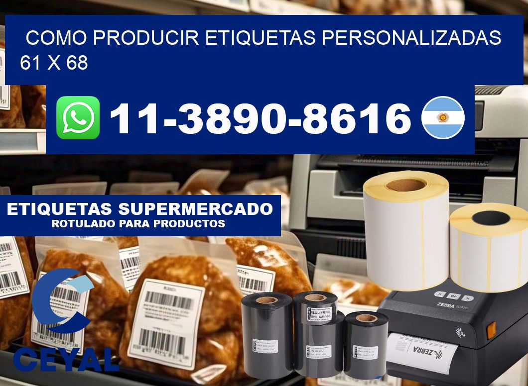 como producir etiquetas personalizadas 61 x 68