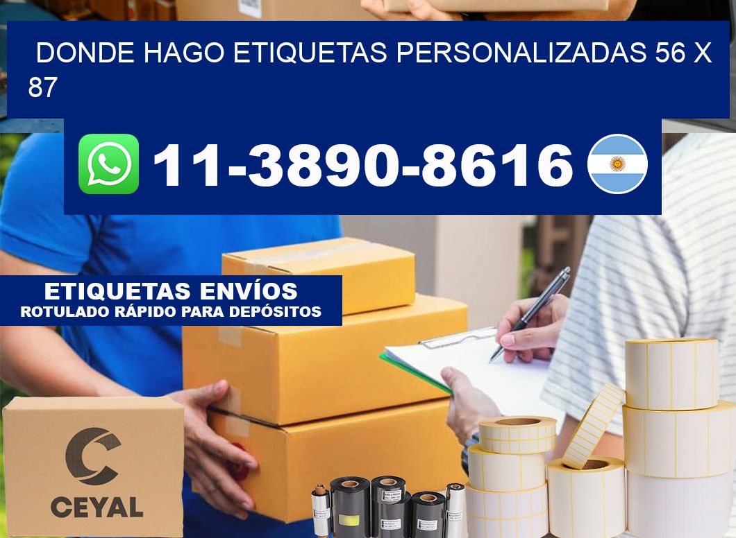 donde hago etiquetas personalizadas 56 x 87