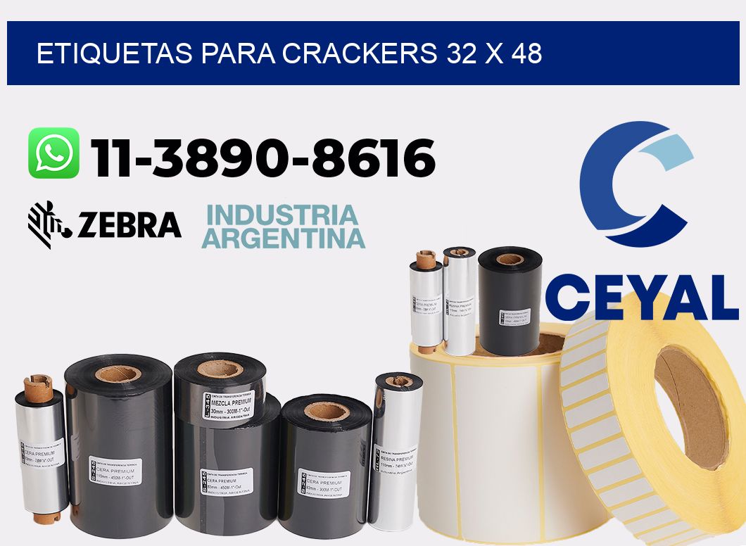 etiquetas para Crackers 32 x 48