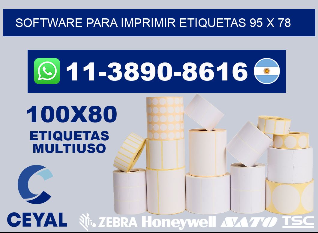 software para imprimir etiquetas 95 x 78