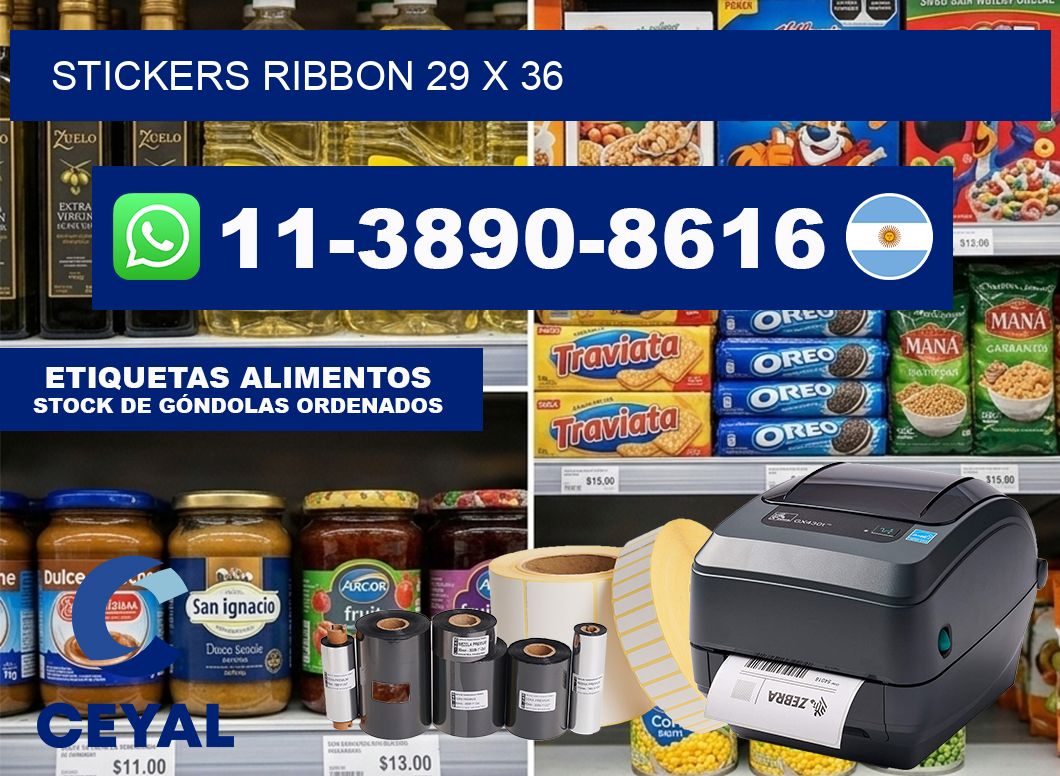 stickers ribbon 29 x 36