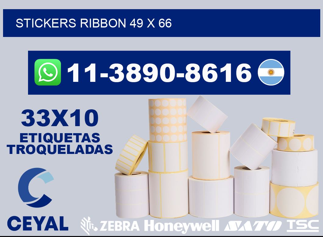 stickers ribbon 49 x 66