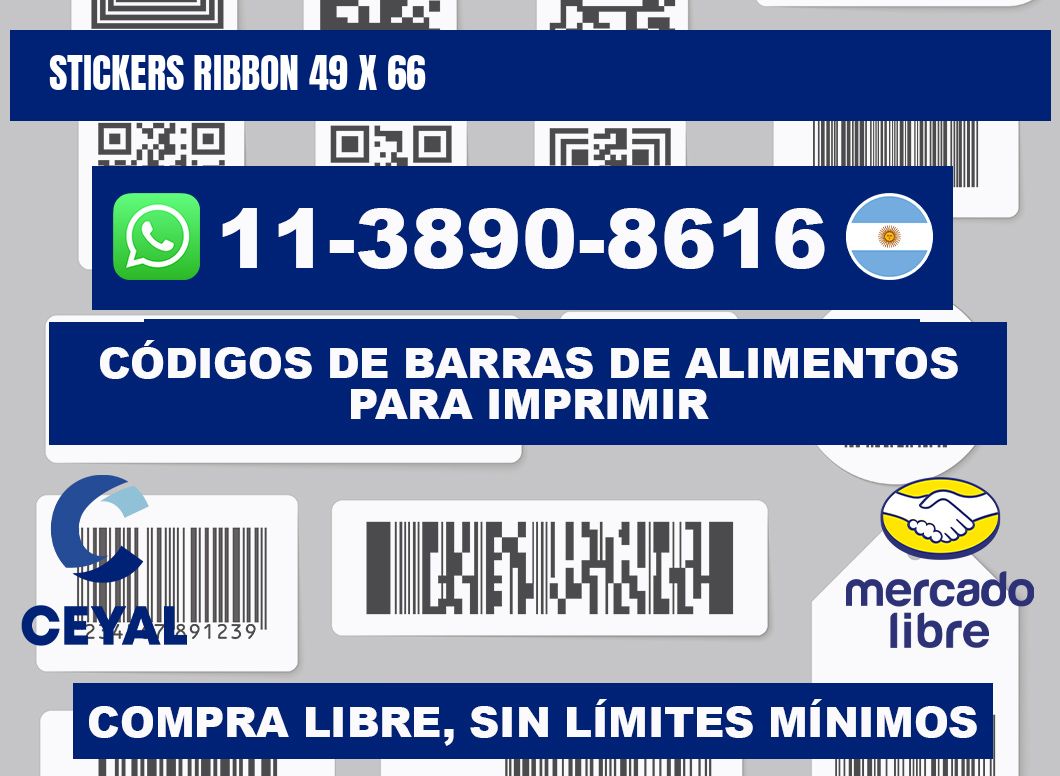 stickers ribbon 49 x 66