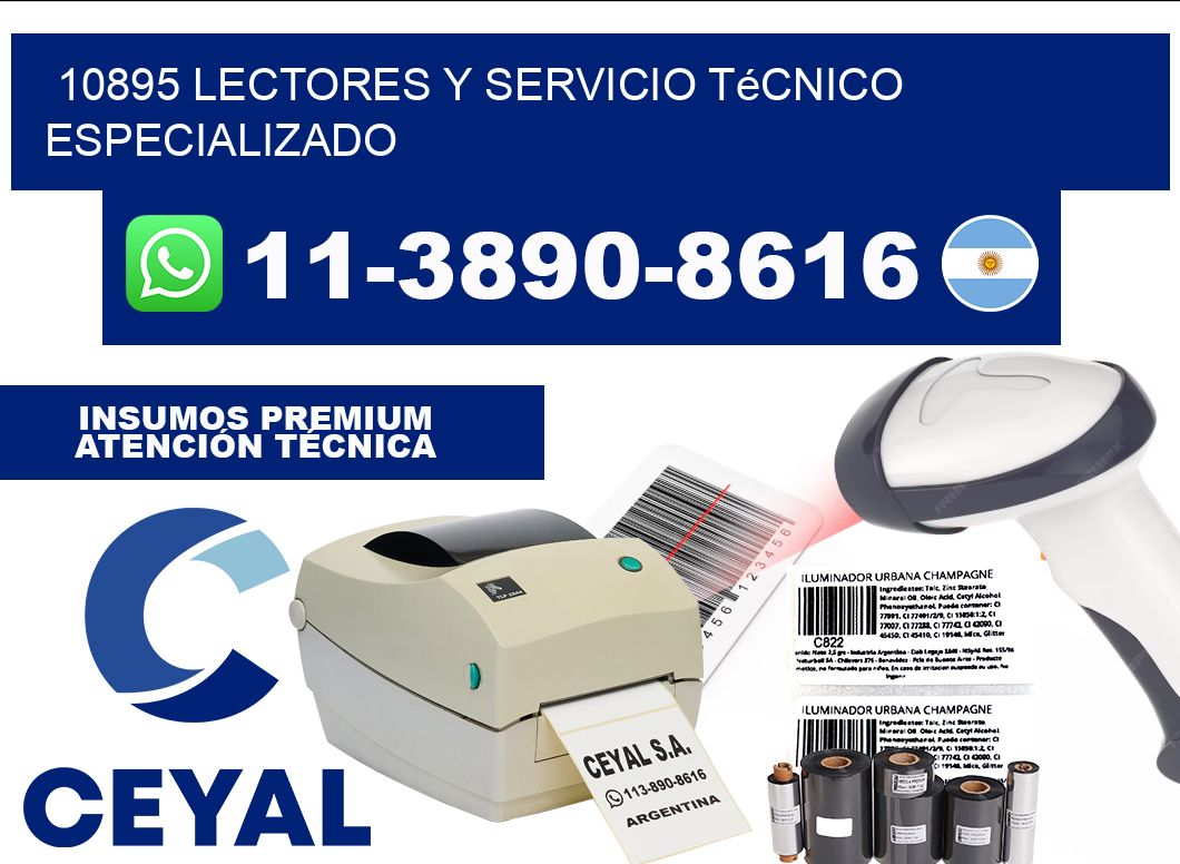 10895 Lectores y Servicio Técnico Especializado