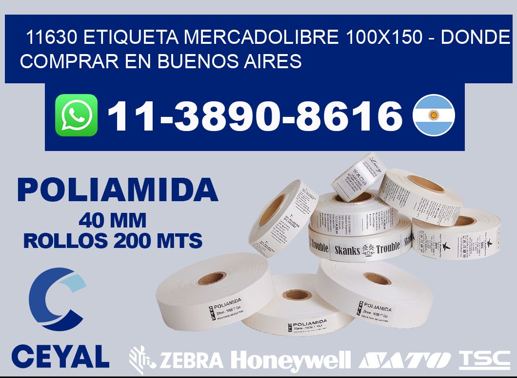 11630 etiqueta MercadoLibre 100x150 - Donde Comprar en Buenos Aires