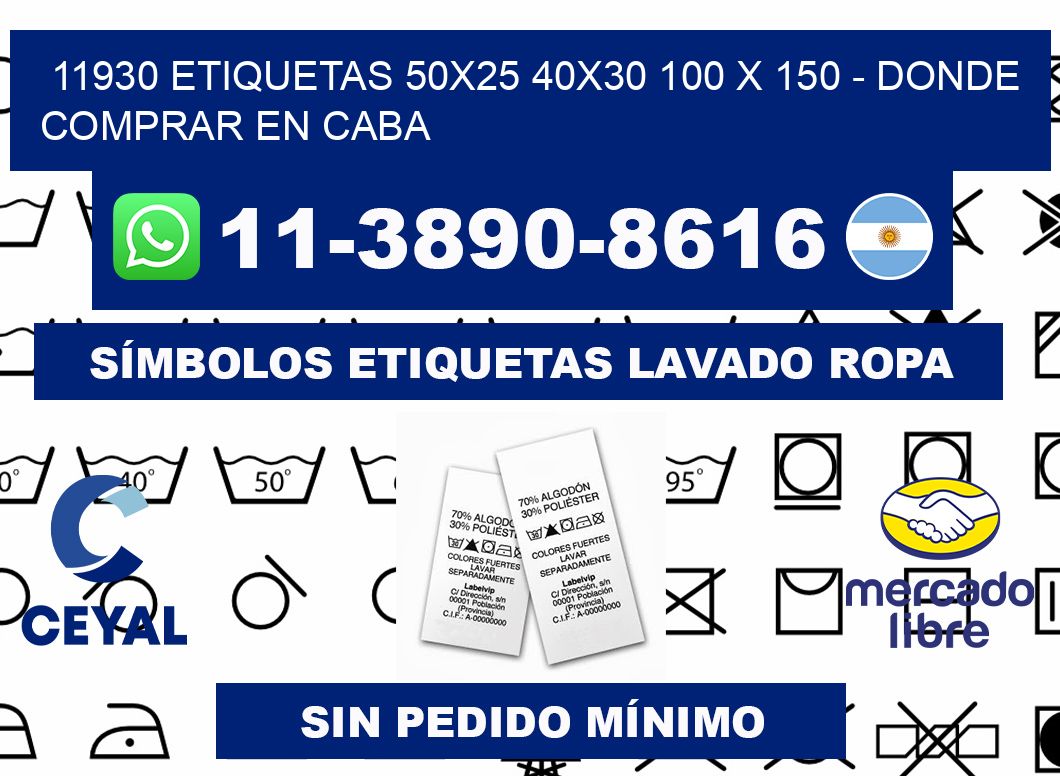 11930 etiquetas 50x25 40x30 100 x 150 - Donde Comprar en Caba