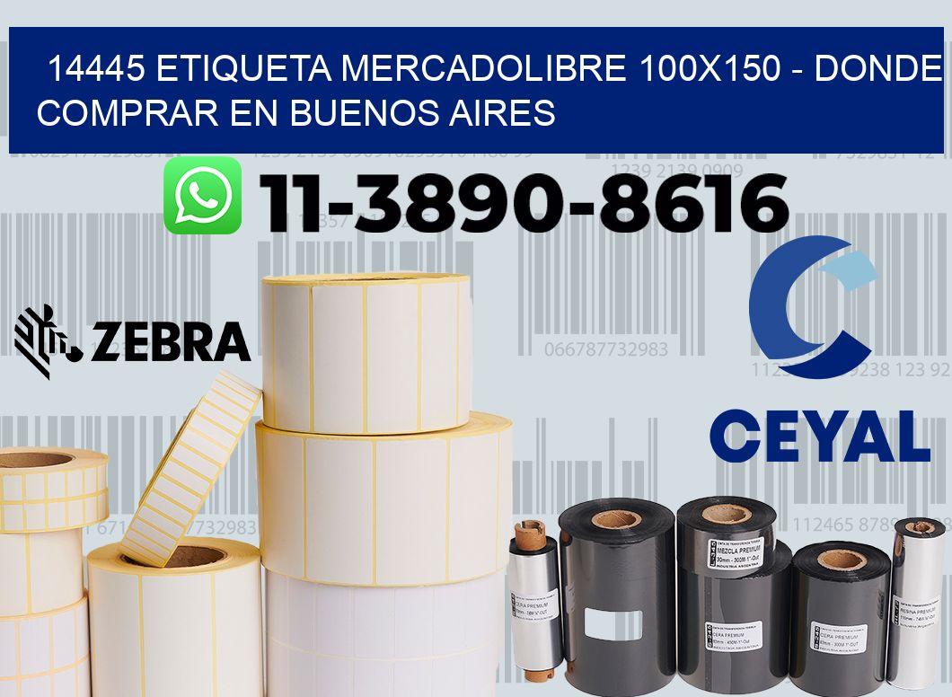 14445 etiqueta MercadoLibre 100x150 - Donde Comprar en Buenos Aires