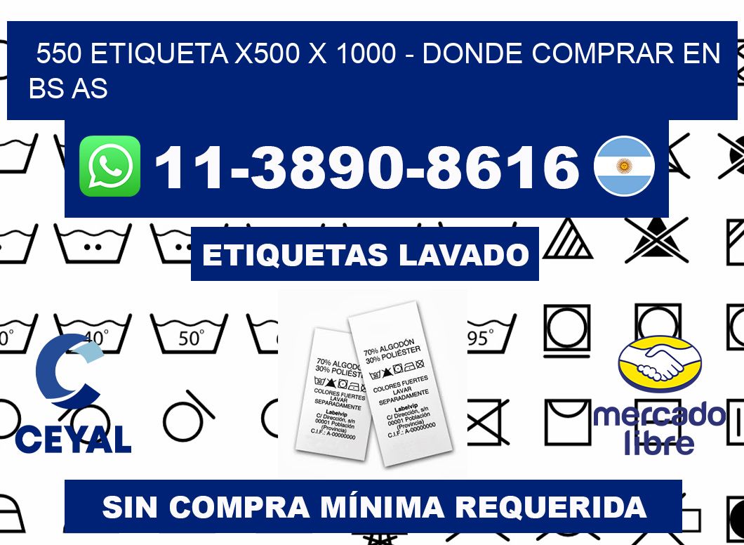 550 etiqueta x500 x 1000 - Donde Comprar en bs as