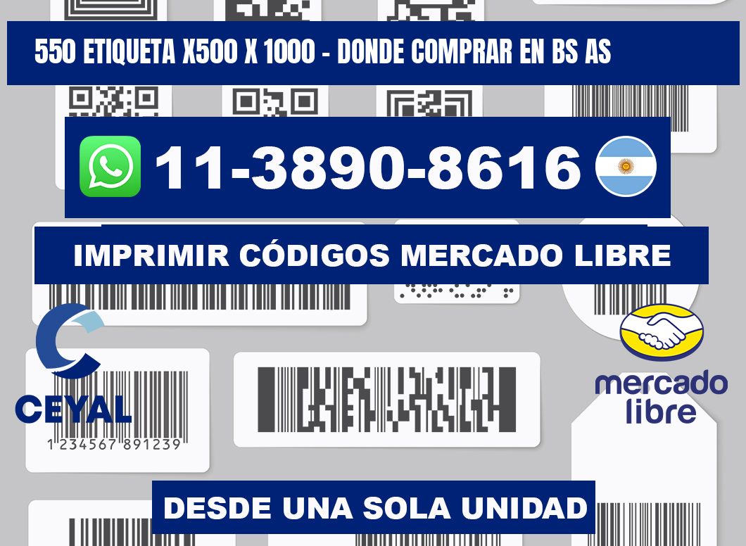 550 etiqueta x500 x 1000 - Donde Comprar en bs as