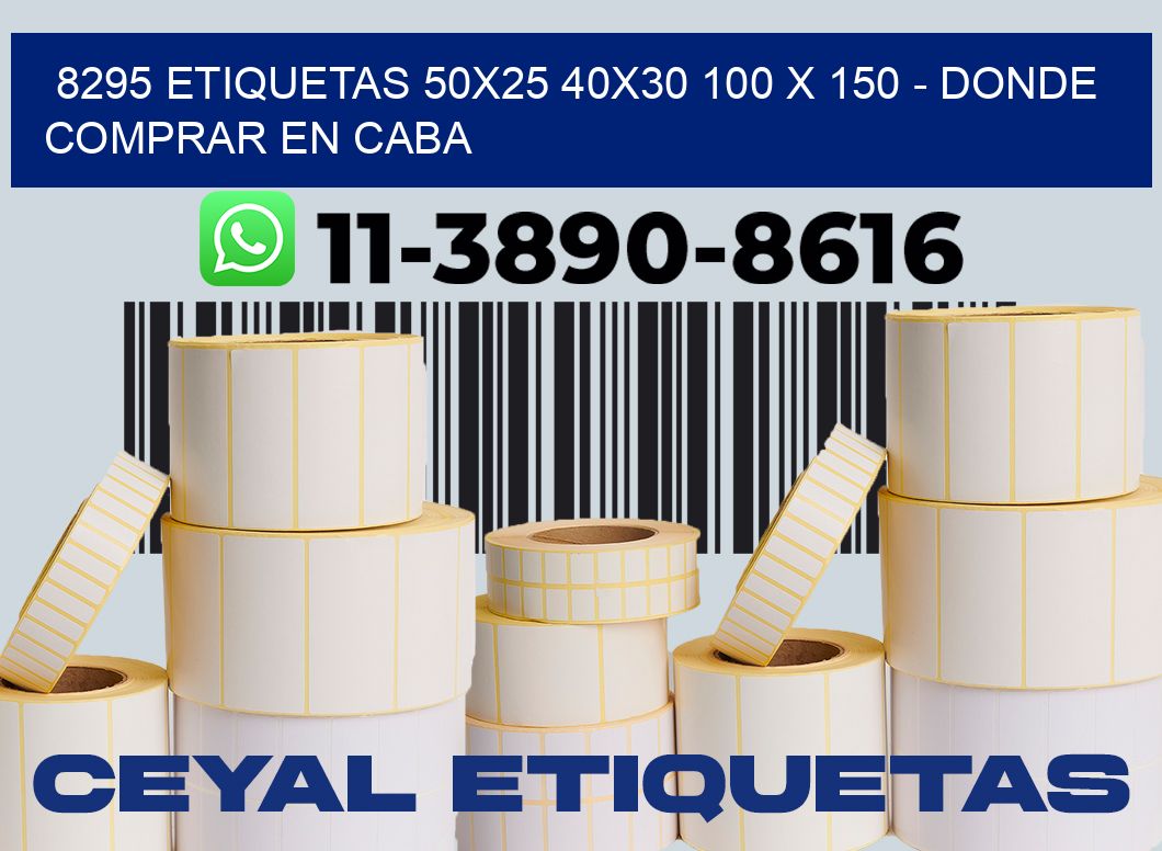 8295 etiquetas 50x25 40x30 100 x 150 - Donde Comprar en Caba
