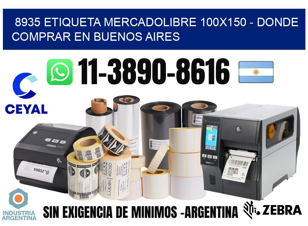 8935 etiqueta MercadoLibre 100x150 - Donde Comprar en Buenos Aires