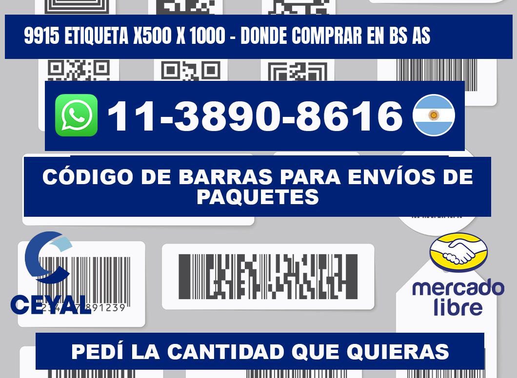 9915 etiqueta x500 x 1000 - Donde Comprar en bs as