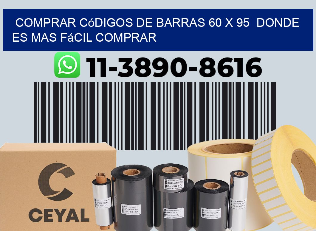 Comprar códigos de barras 60 x 95  Donde es mas fácil comprar