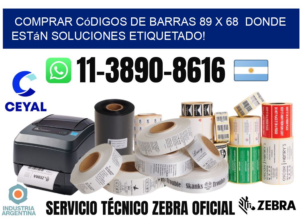 Comprar códigos de barras 89 x 68  donde están soluciones etiquetado!