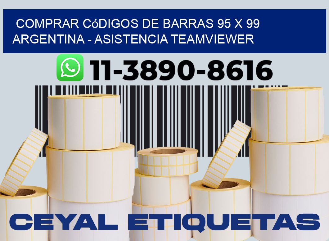 Comprar códigos de barras 95 x 99 argentina - asistencia teamviewer