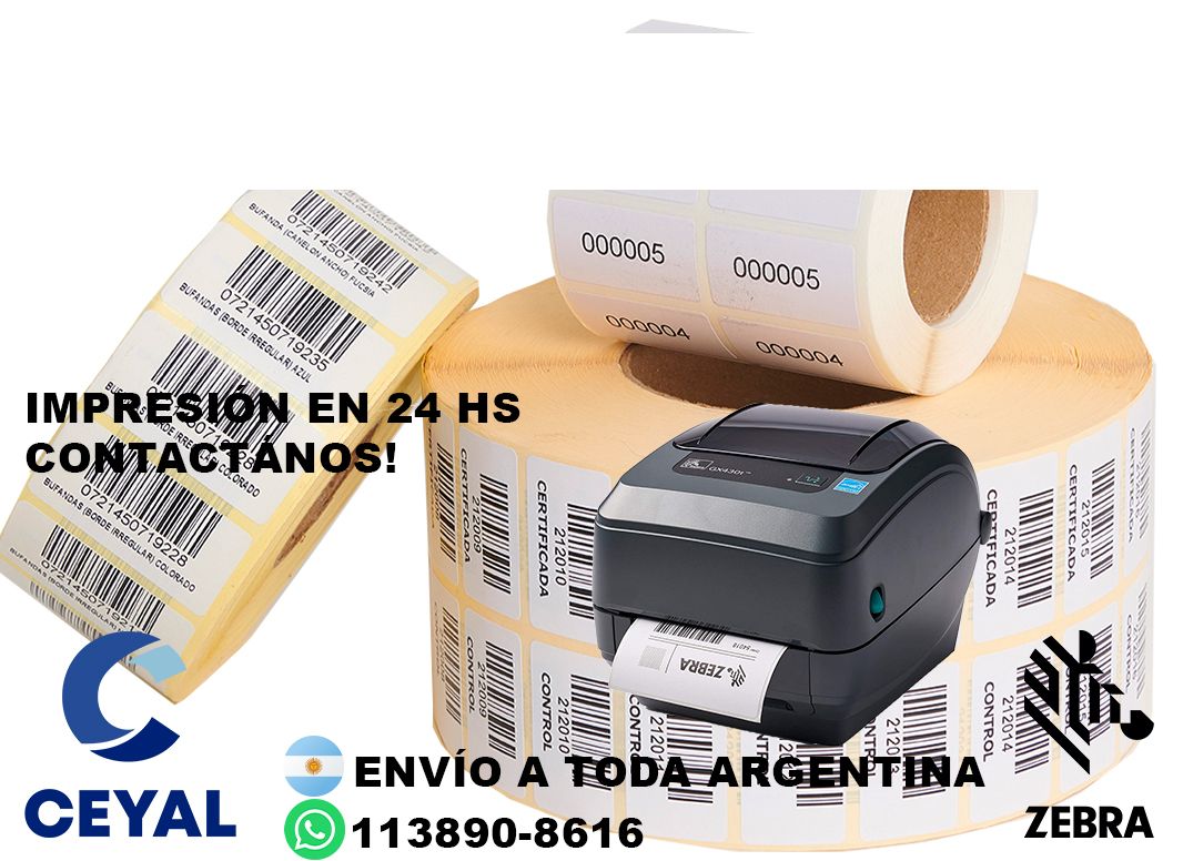 Donde Comprar etiquetas 20 x 43 en BS AS? Buenos Aires - Stock permanente