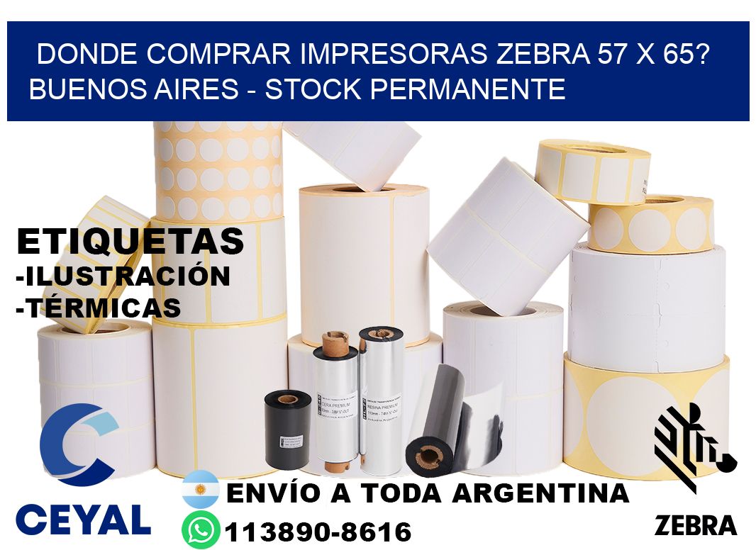 Donde Comprar impresoras zebra 57 x 65? Buenos Aires - Stock permanente