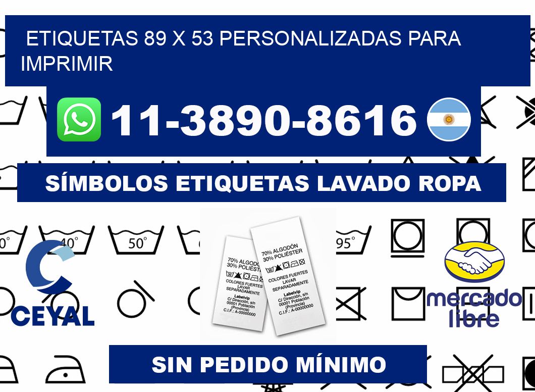 etiquetas 89 x 53 personalizadas para imprimir