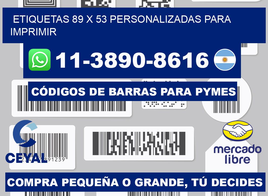etiquetas 89 x 53 personalizadas para imprimir